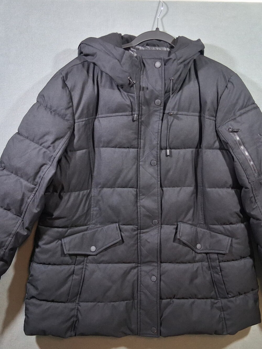 Men's XXL Zeroxposur Black Label Puffer Jacket Hood Faux Fur Fall Winter Snow